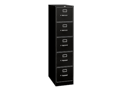 Hon 310 Series 5 Drawer Vertical File Cabinet Locking Letter