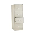 HON 310 Series 4-Drawer Vertical File Cabinet, Legal Size, Lockable, 52H x 18.25W x 26.5D, Putty