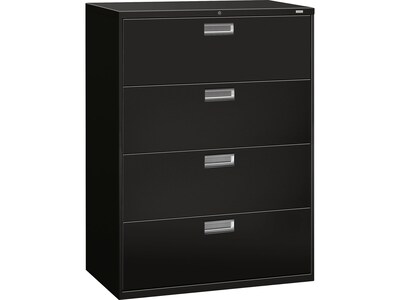 Hon Brigade 600 Series 4 Drawer Lateral File Cabinet Locking