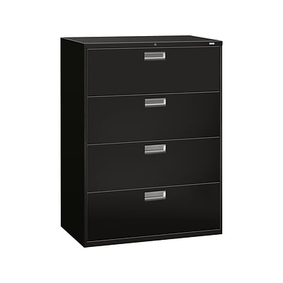 Hon Brigade 600 Series 4 Drawer Lateral File Cabinet Locking