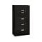 HON Brigade 600 Series 5-Drawer Lateral File Cabinet, Locking, Letter/Legal, Black, 36W (H685.L.P)