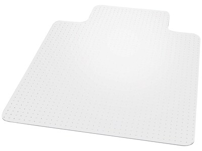 ES Robbins EverLife 45" x 53'' Rectangular w/Lip Chair Mat for Carpet, Vinyl (128173)