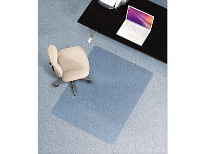 ES Robbins EverLife 46" x 60'' Rectangular Chair Mat for Carpet, Vinyl (128371)