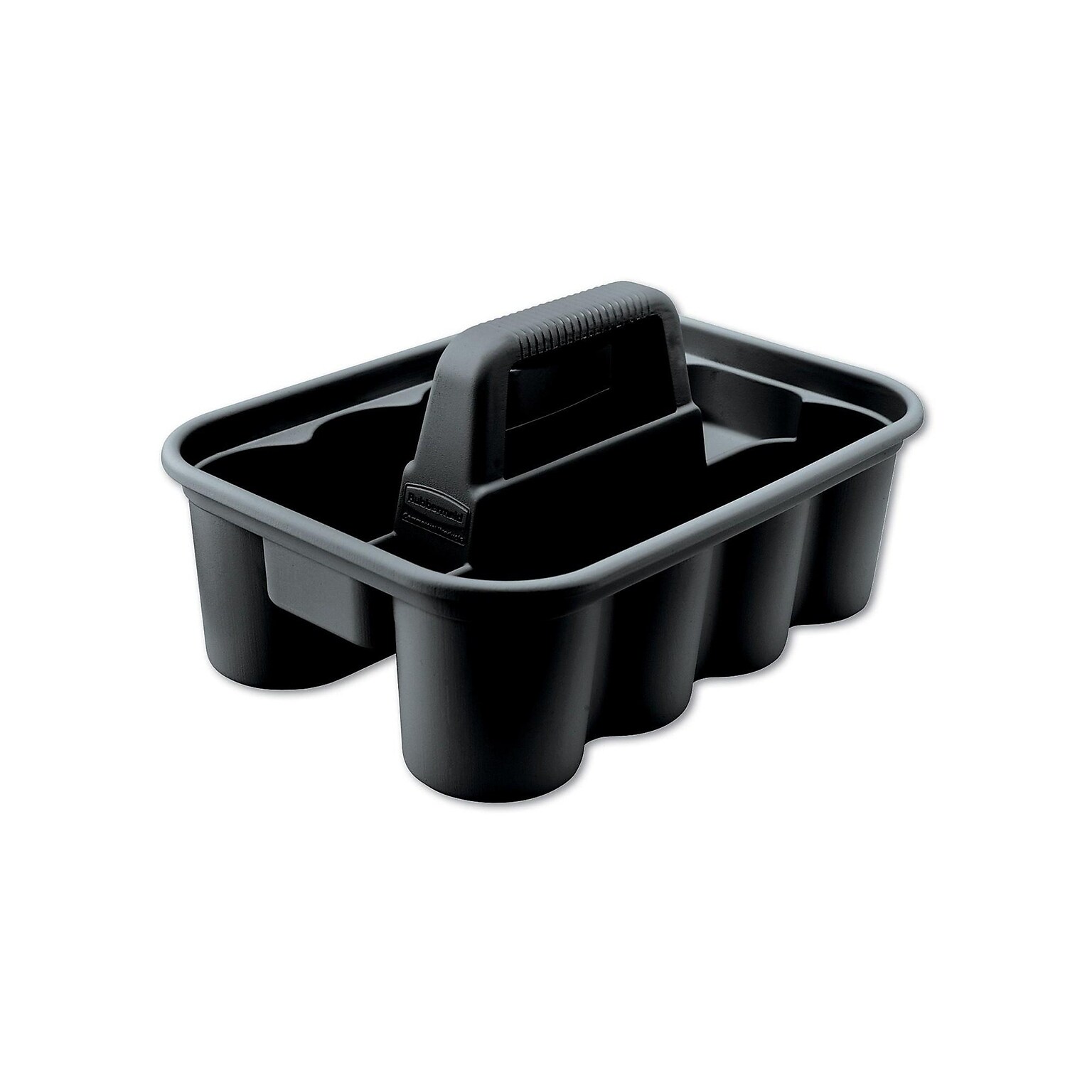 Rubbermaid Commercial 8-Compartment Caddy, Black Plastic (FG315488BLA)