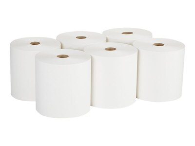 Pacific Blue Select Recycled Hardwound Paper Towels, 1-ply, 1000 ft./Roll, 6 Rolls/Carton (26100)