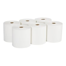 Pacific Blue Select Recycled Hardwound Paper Towels, 1-ply, 1000 ft./Roll, 6 Rolls/Carton (26100)