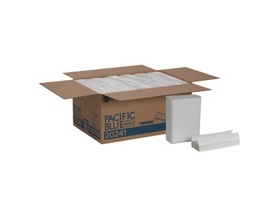 Pacific Blue Select C-Fold Paper Towels, 1-Ply, 200 Sheets/Pack, 12 Packs/Carton (20241)