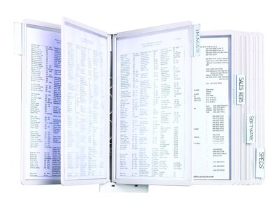Durable SHERPA Document Holder, 8.5 x 11, Gray Plastic (554110)
