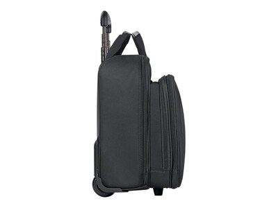 Solo New York Midtown Bryant 17.3" Polyester Rolling Laptop Bag, Black (PT136-4)
