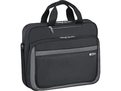 Solo New York The City Collection Pro Laptop Briefcase, Black Polyester (CLA103-4)