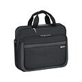 Solo New York The City Collection Pro Laptop Briefcase, Black Polyester (CLA103-4)
