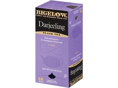 Bigelow Darjeeling Black Tea Bags, 28/Box (RCB003491)