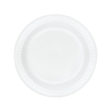 Dart Concorde Polystyrene Plates, White, 500/Carton (10PWC)