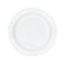 Dart Concorde Polystyrene Plates, White, 500/Carton (10PWC)