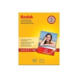 Kodak Premium Glossy Photo Paper, 8.5 x 11, 50/Pack (8360513)
