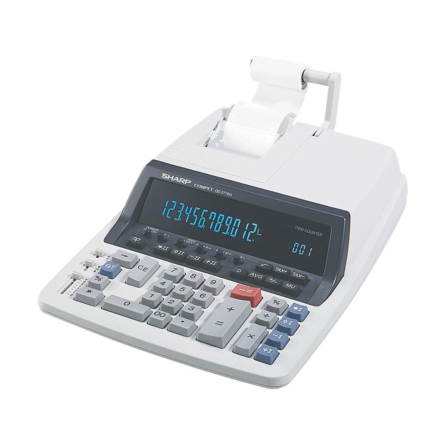 Sharp (QS-2770H) 12-Digit Desktop Calculator, White