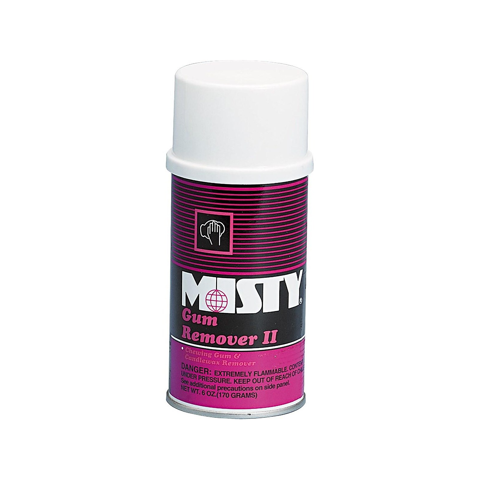 Misty II Gum & Candlewax Remover, Unscented, 6 oz., 12/Carton (AMRA18312CT)