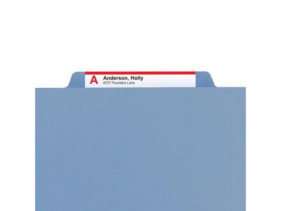 Smead Card Stock Heavy Duty Classification Folders, 2 Expansion