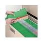 Smead Card Stock Heavy Duty Classification Folders, 2" Expansion, Letter Size, 2 Dividers, Green, 10/Box (14002)