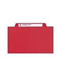 Smead Classification Folders with SafeSHIELD Fasteners, 3 Expansion, Letter Size, 3 Dividers, Brigh