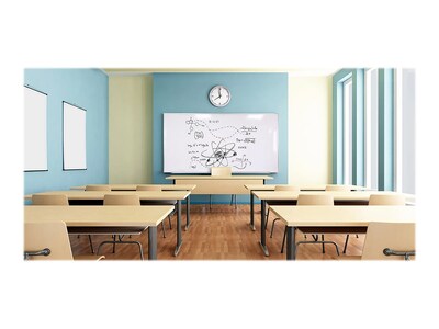 Ghent M1 Series Porcelain Dry-Erase Whiteboard, Aluminum Frame, 8' x 4' (M1-48-4)