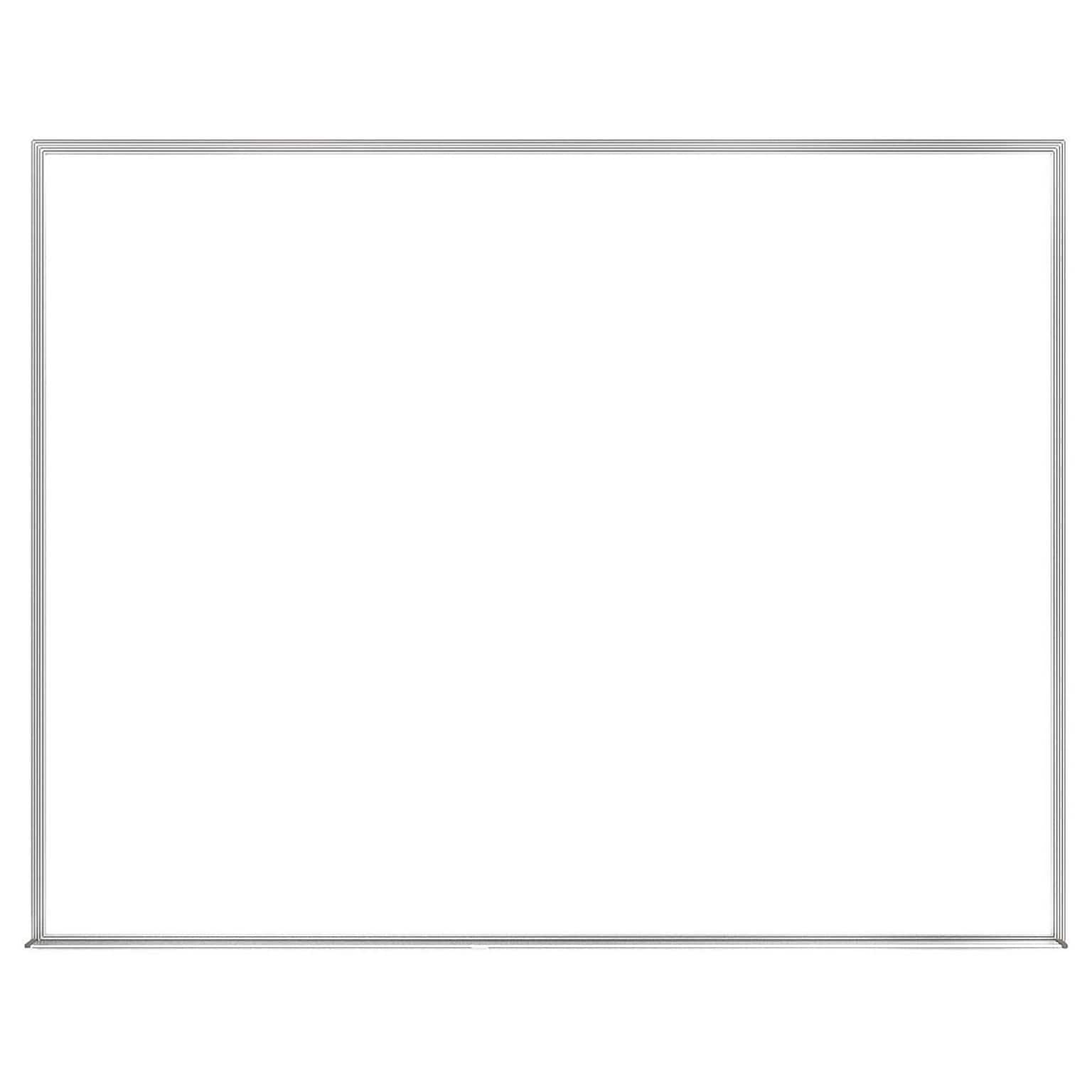 Ghent M2 Series Laminate Dry-Erase Whiteboard, Aluminum Frame, 4 x 3 (M2-34-1)