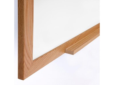 Ghent M2 Series Laminate Dry-Erase Whiteboard, Wood Frame, 6 x 4 (M2W-46-4)