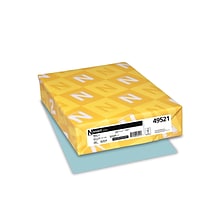 Exact Index Index 110 lb. Cardstock Paper, 8.5 x 11, Blue, 250 Sheets/Pack (WAU49521)