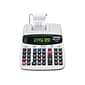 Victor Big Print (1310) 12-Digit Thermal Printing, Desktop Calculator, White/Black