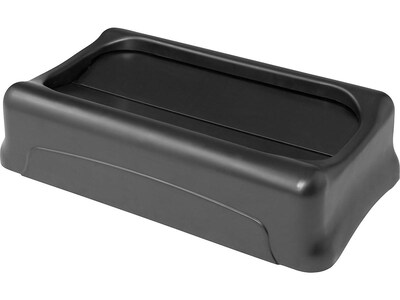 Rubbermaid Slim Jim Indoor Lid, Black Plastic, 23 Gal. (FG267360BLA)