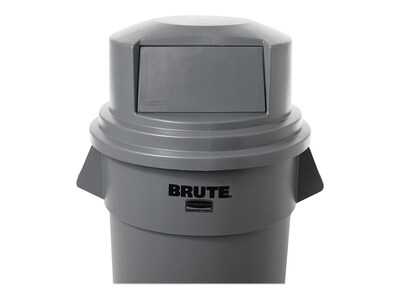 Rubbermaid BRUTE Outdoor Lid, Gray Resin, 55 Gal. (FG265788GRAY)