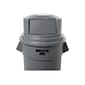 Rubbermaid BRUTE Outdoor Lid, Gray Resin, 55 Gal. (FG265788GRAY)