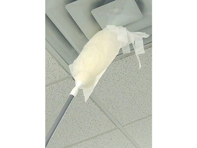 Unger ProDuster Microfiber Refills, White, 50/Pack (DS50Y)