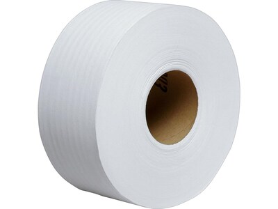 Scott JRT Jr. Bathroom 2-Ply Jumbo Toilet Paper, White, 12 Rolls/Carton (02129)