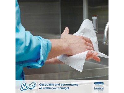 Scott Essential Recycled Hardwound Paper Towels, 1-ply, 1000 ft./Roll, 6 Rolls/Carton (01005)