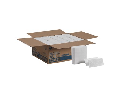 Pacific Blue Ultra Z-Fold Multifold Paper Towels, 1-ply, 260 Sheets/Pack, 10 Packs/Carton (20885)