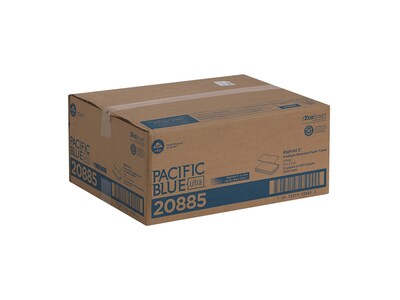 Pacific Blue Ultra Z-Fold Multifold Paper Towels, 1-ply, 260 Sheets/Pack, 10 Packs/Carton (20885)