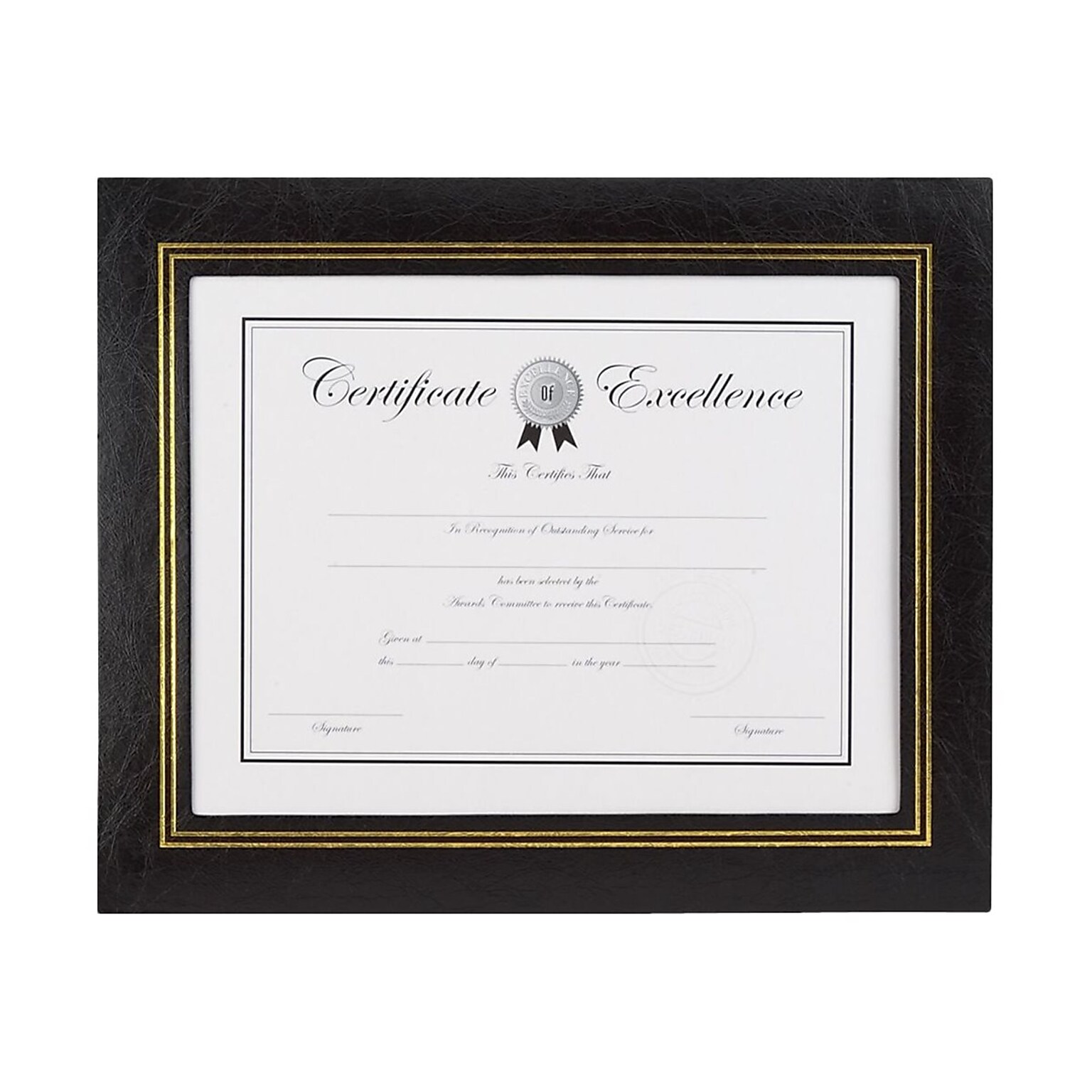 Quill Brand® Plastic Certificate Frames, 2/Pack (53120-CC/18382)