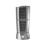 Lasko Platinum Desktop Wind 14H 3 Speed Oscillating Tower Fan, Gray (4910)