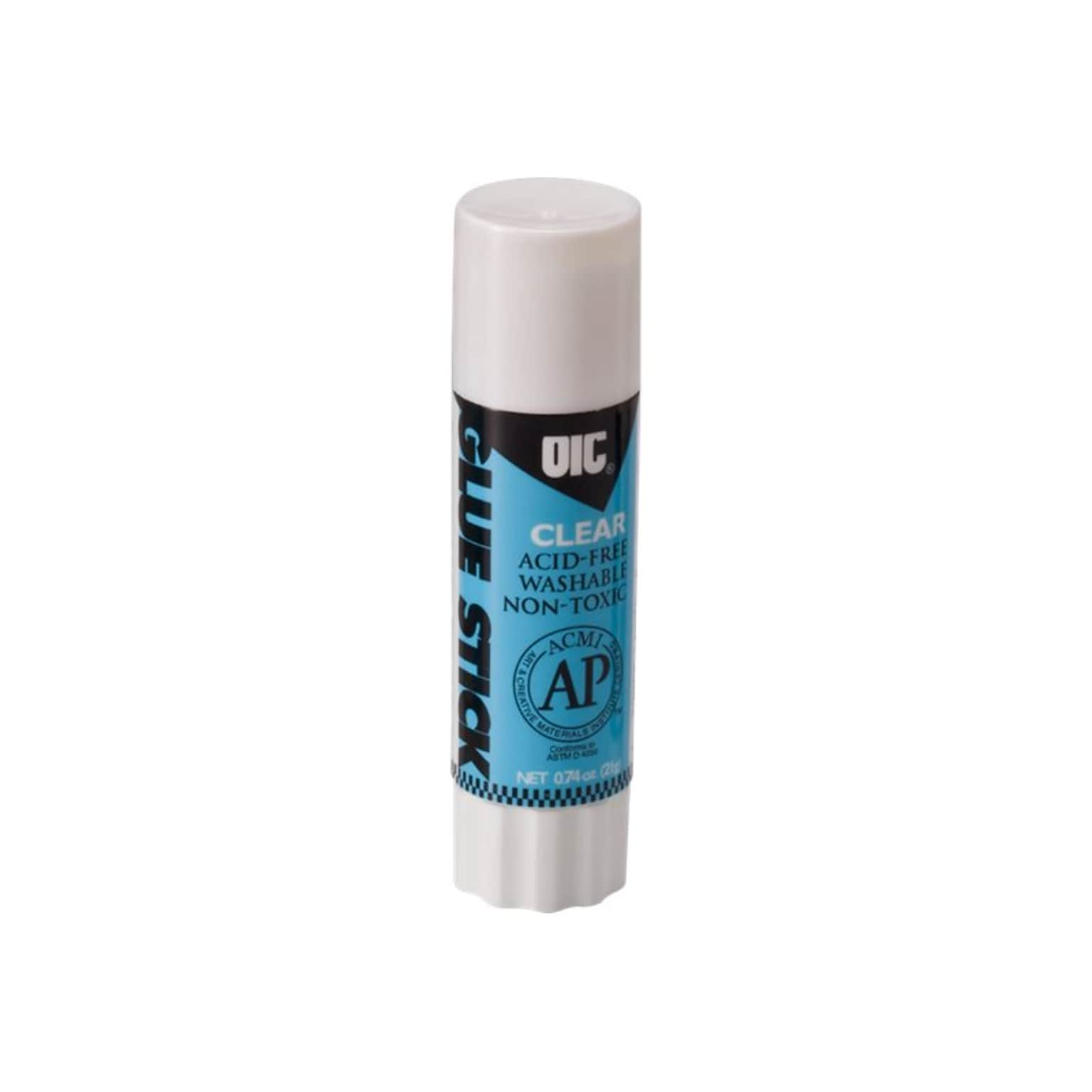 Officemate Washable Glue Sticks, 0.74 oz. (50002)