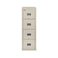 FireKing Patriot 4-Drawer Vertical File Cabinet, Fire Resistant, Letter, Parchment, 31.56"D  (4P1831-CPA)