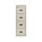 FireKing Patriot 4-Drawer Vertical File Cabinet, Fire Resistant, Letter, Parchment, 31.56D  (4P1831