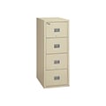 FireKing Patriot 4-Drawer Vertical File Cabinet, Fire Resistant, Letter/Legal, Parchment, 25D  (4P1