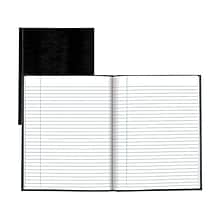 Blueline Executive Hardcover Journal, 7.25 x 9.25, College Ruled, Black, 150 Pages (A7.BLK)