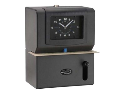 Lathem Time Punch Card Time Clock System, Cool Gray (2121-PB)