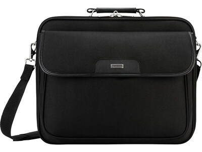 Targus Traditional Notepac Laptop Briefcase, Black Polyester (OCN1)