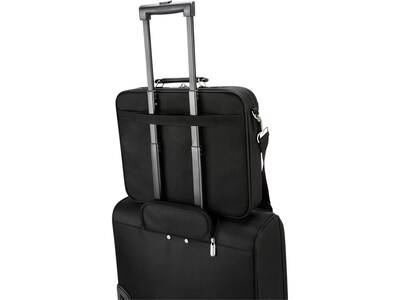 Targus Traditional Notepac Laptop Briefcase, Black Polyester (OCN1)