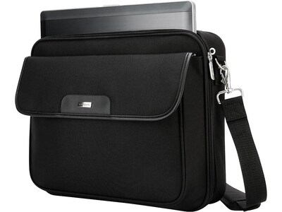 Targus Traditional Notepac Laptop Briefcase, Black Polyester (OCN1)