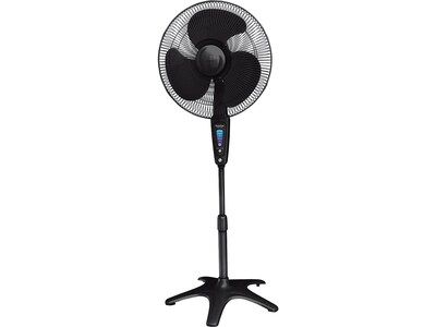 Honeywell QuietSet 48H 5 Speed Oscillating Portable Fan, Black (HS-1655)