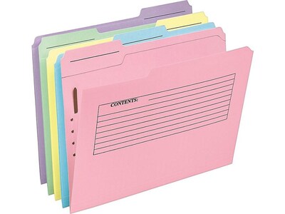 Pendaflex Pre-Printed Classification Folders, Letter Size, Assorted Colors, 30/Pack (PFX 45270)